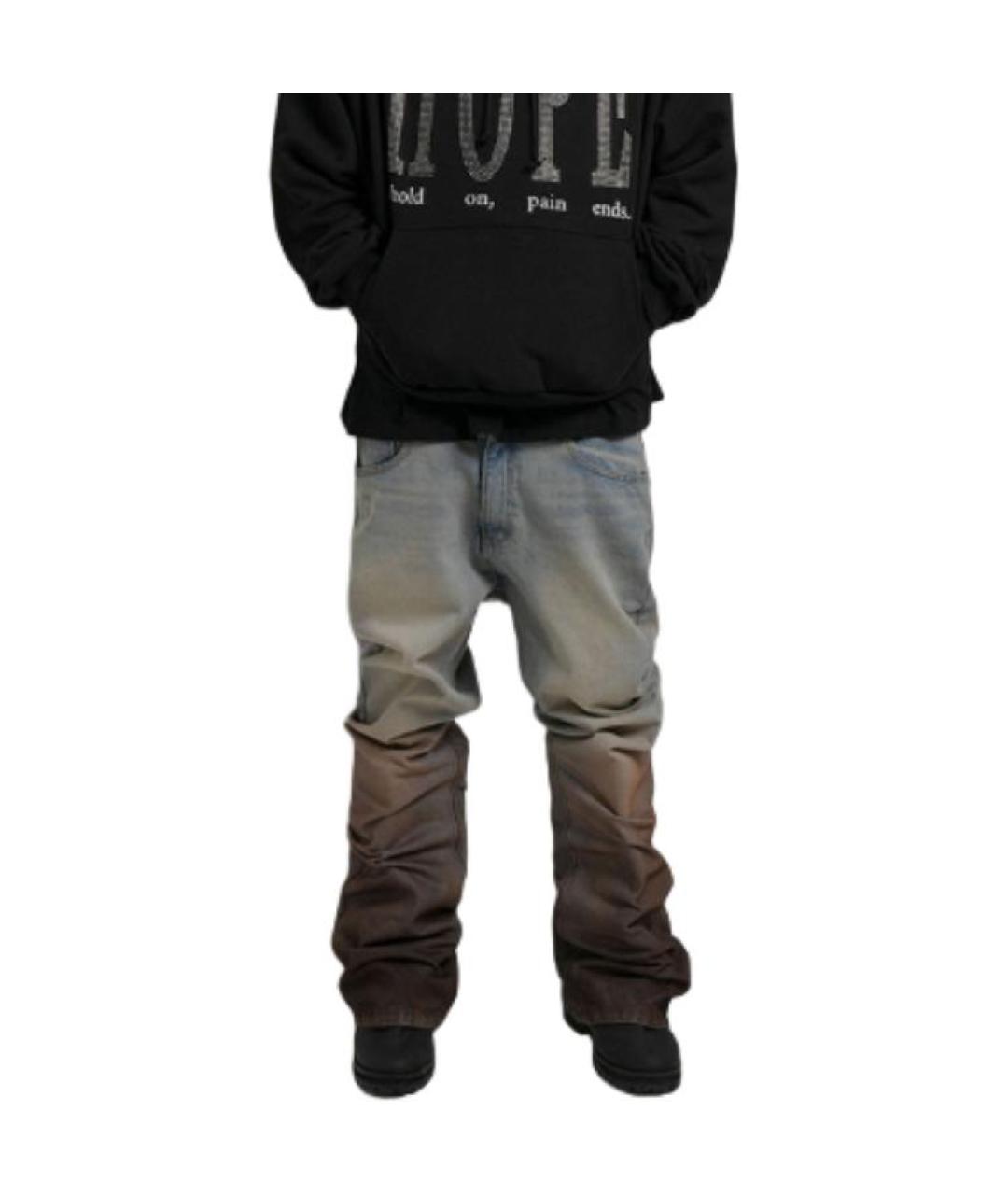 GRAILZ PROJECT G/R Синие прямые джинсы, фото 3