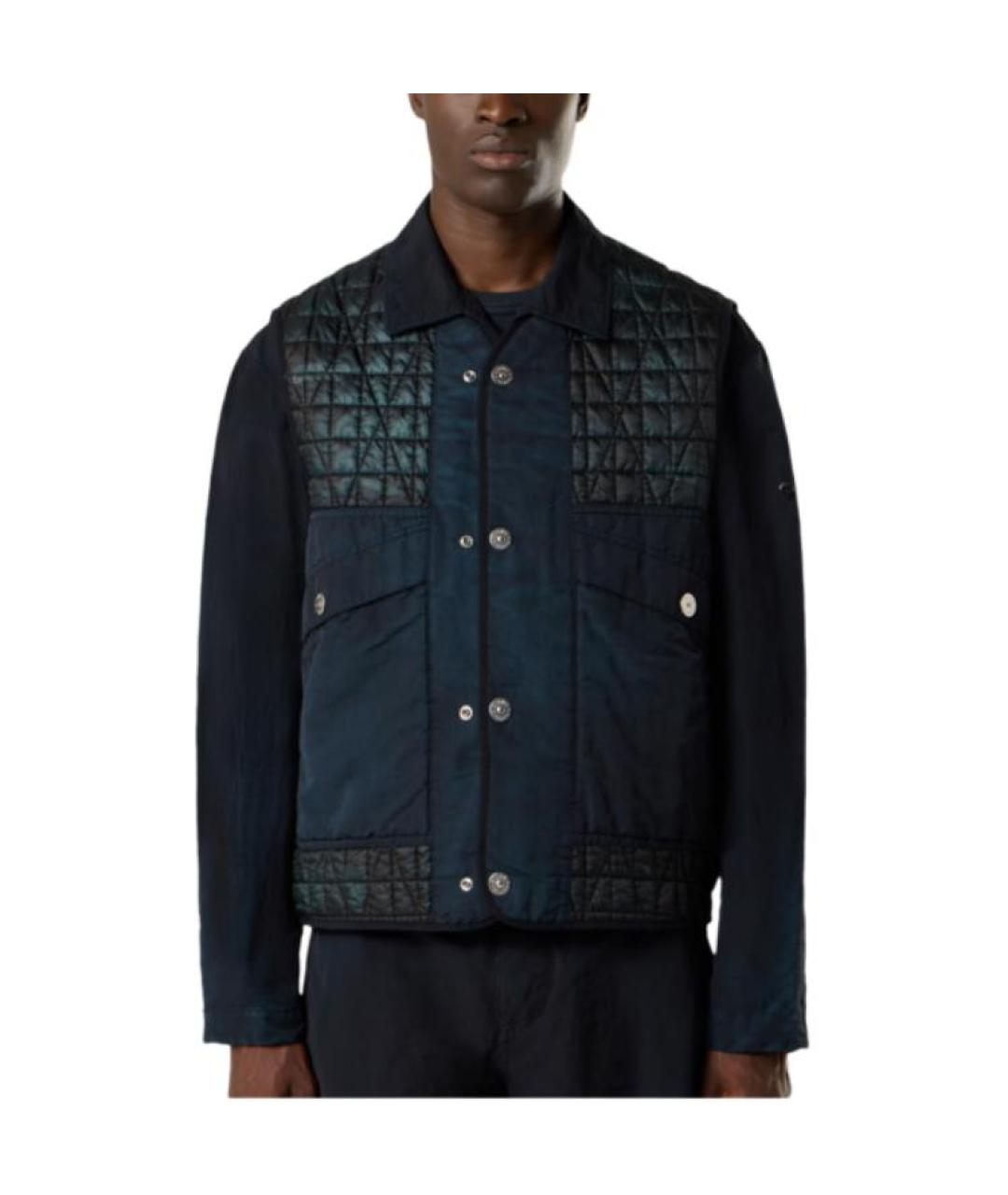 STONE ISLAND Черный жилет, фото 5