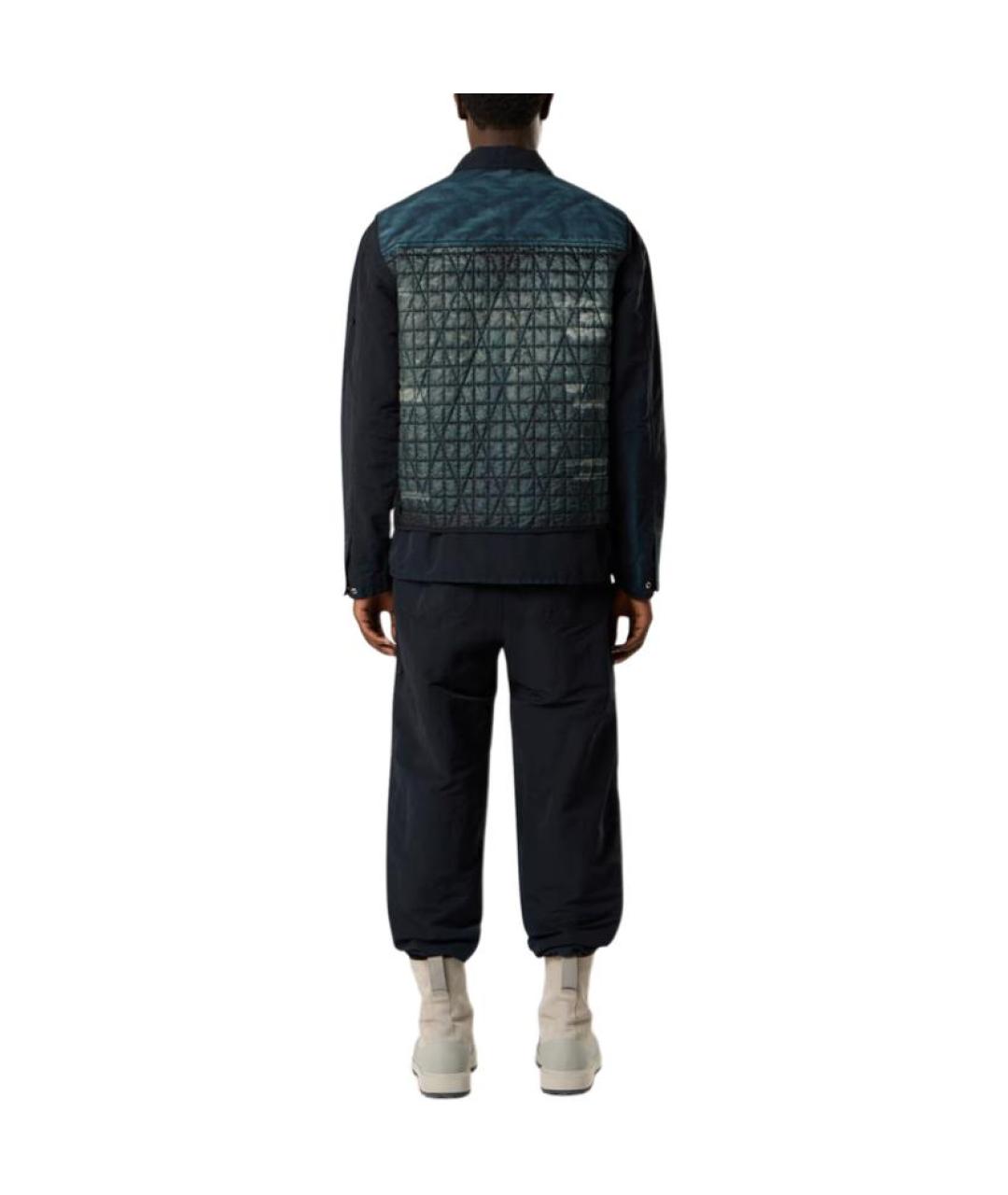 STONE ISLAND Черный жилет, фото 4