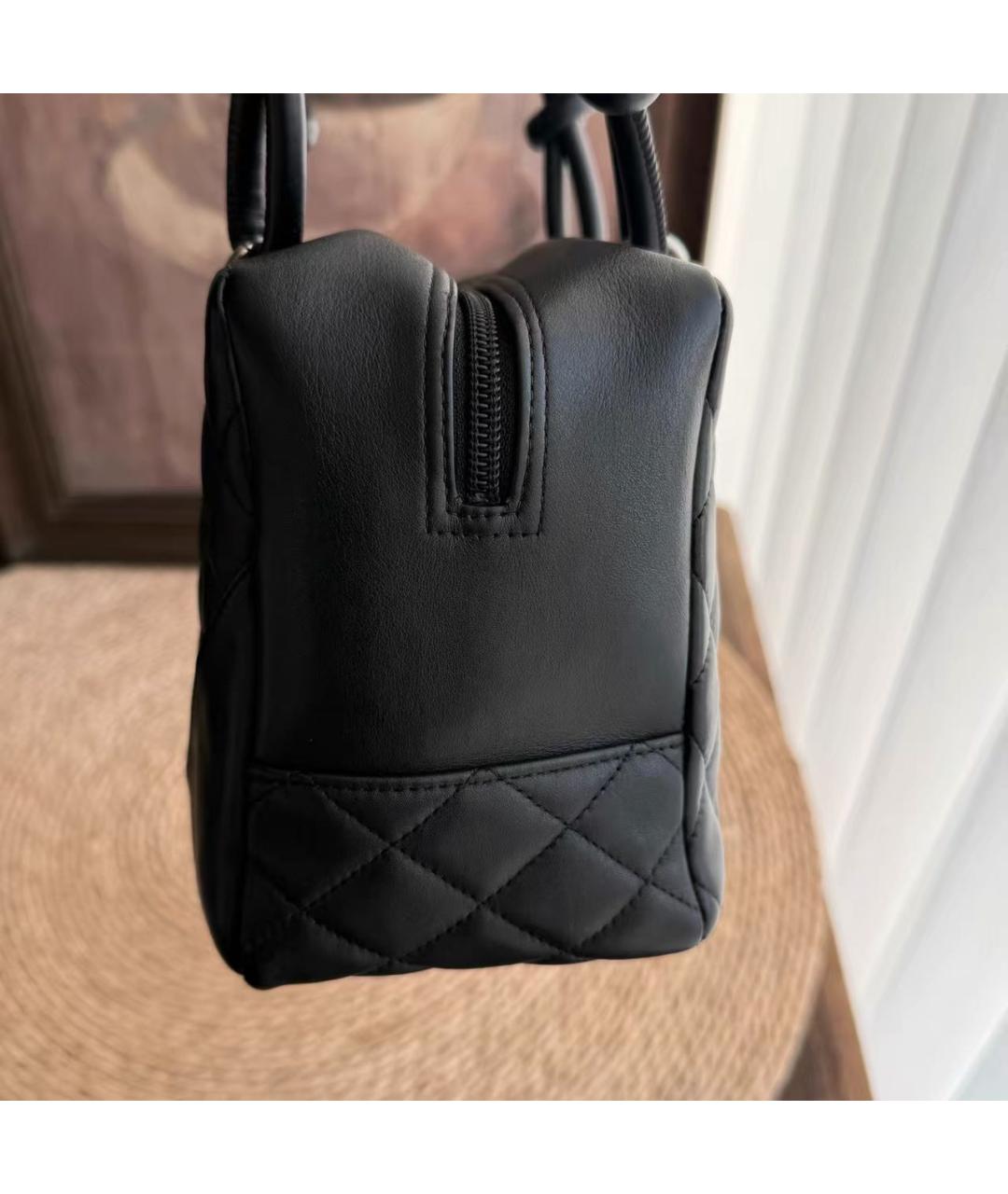 CHANEL Черная кожаная сумка через плечо, фото 5