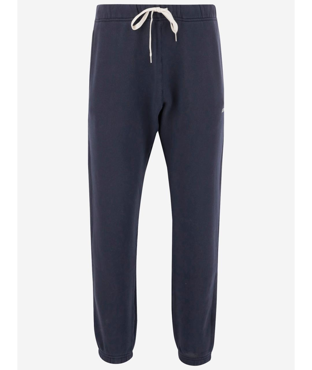 AUTRY Синие хлопковые повседневные брюки, фото 4