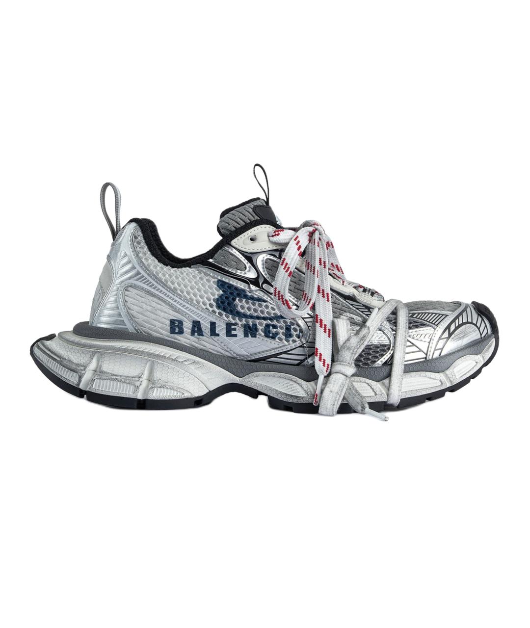 BALENCIAGA Белые низкие кроссовки / кеды, фото 6