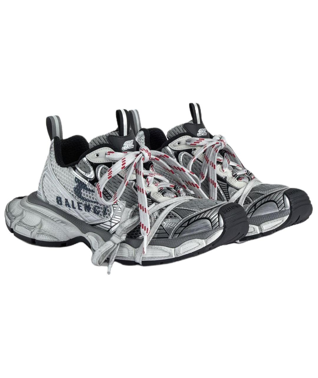 BALENCIAGA Белые низкие кроссовки / кеды, фото 3