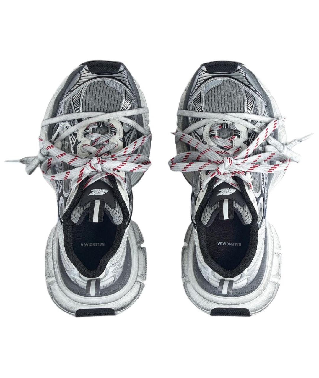 BALENCIAGA Белые низкие кроссовки / кеды, фото 5