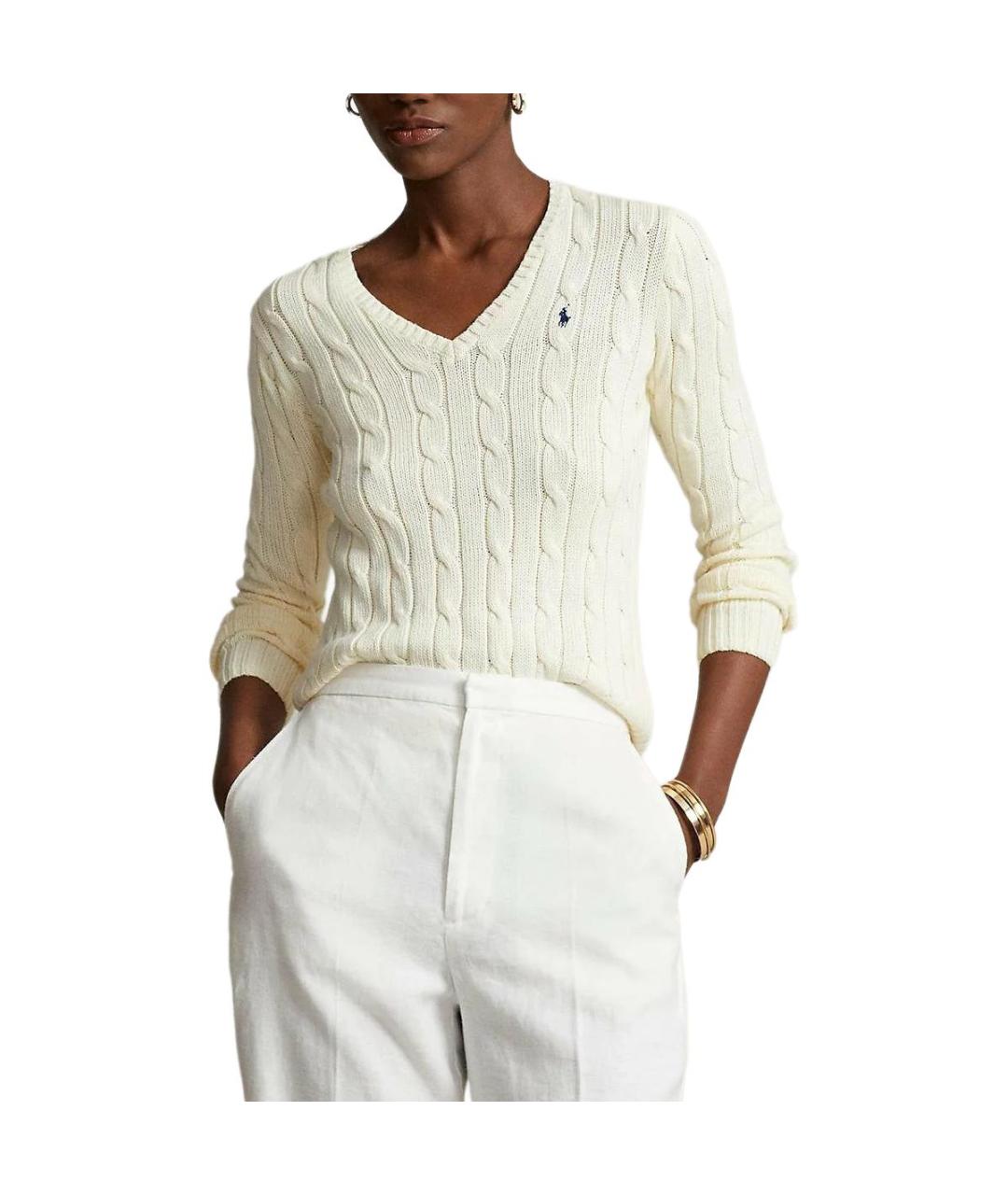 POLO RALPH LAUREN Бежевый джемпер / свитер, фото 3