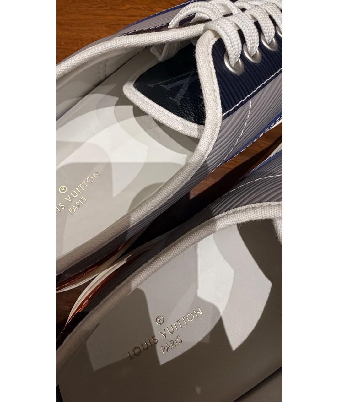 LOUIS VUITTON Кожаные низкие кроссовки / кеды, фото 6