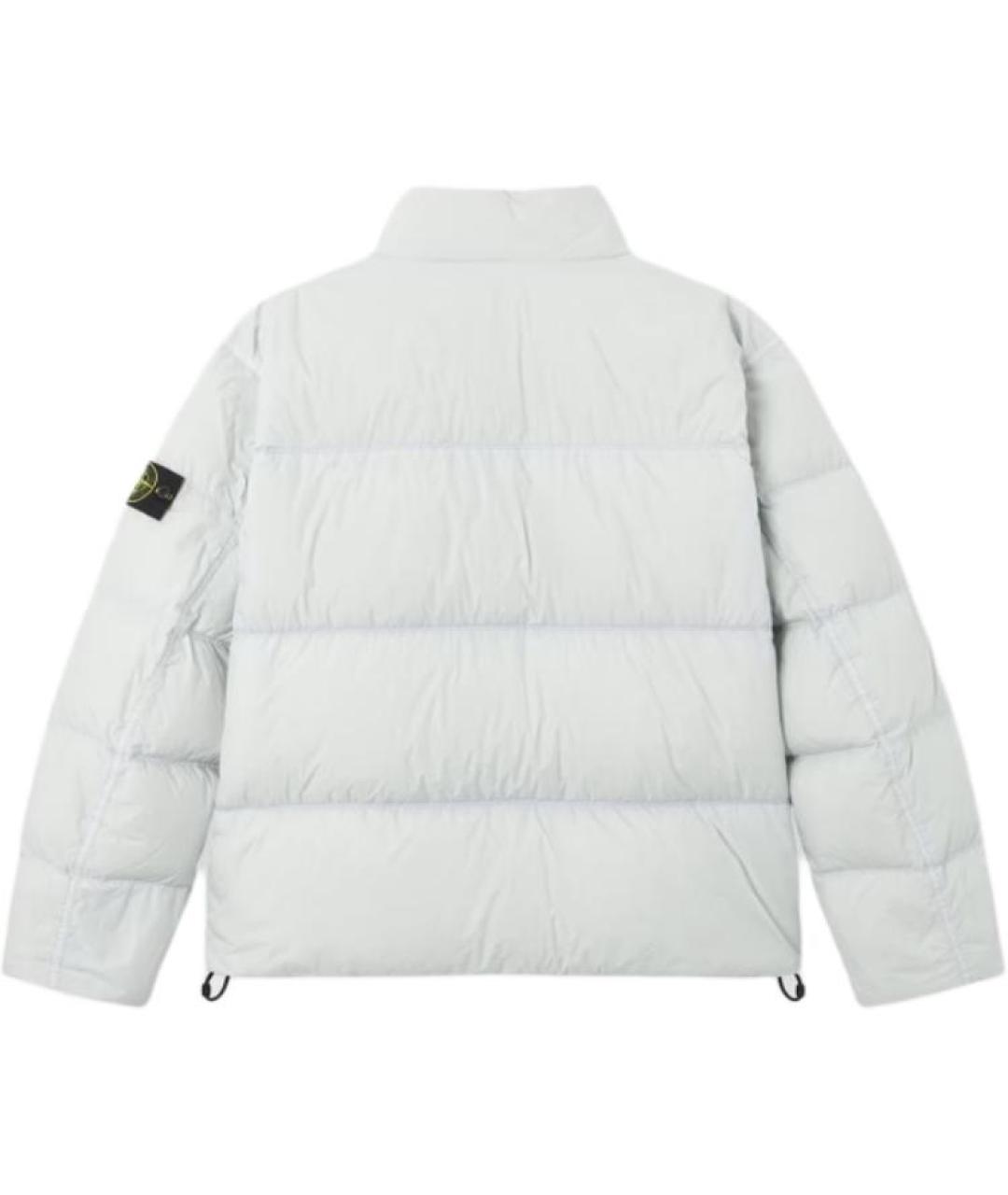 STONE ISLAND Голубой пуховик, фото 2