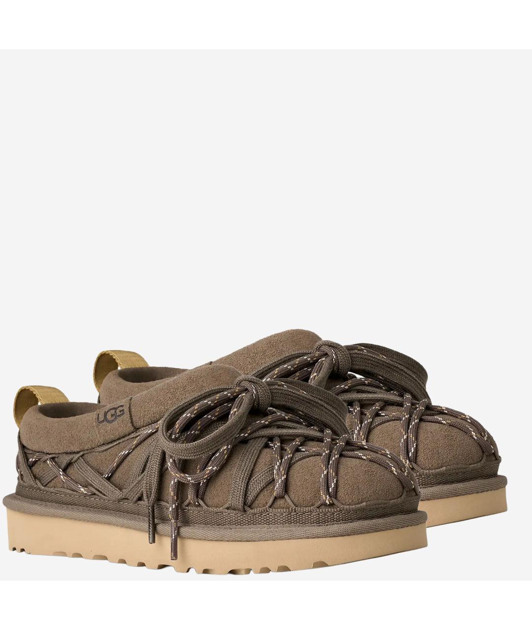 UGG AUSTRALIA Коричневые замшевые мюли, фото 2