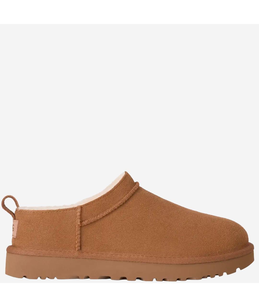 UGG AUSTRALIA Коричневые замшевые сабо, фото 6