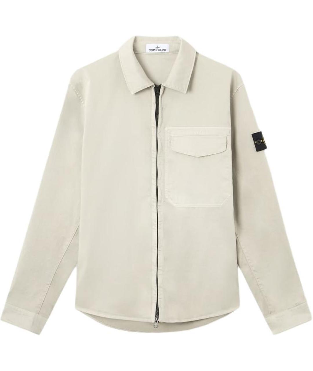 STONE ISLAND Серая кэжуал рубашка, фото 1