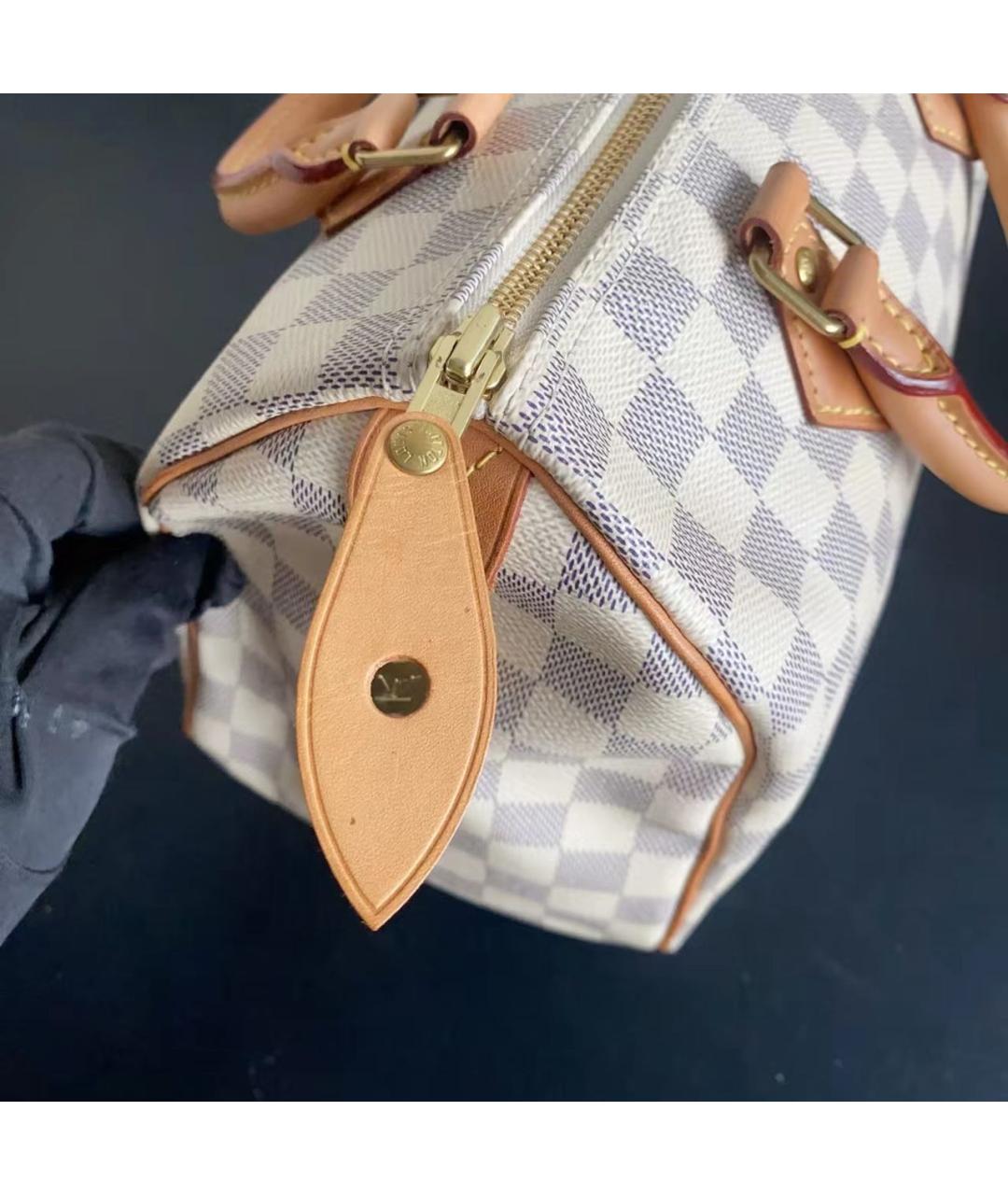 LOUIS VUITTON Бежевая сумка с короткими ручками, фото 4