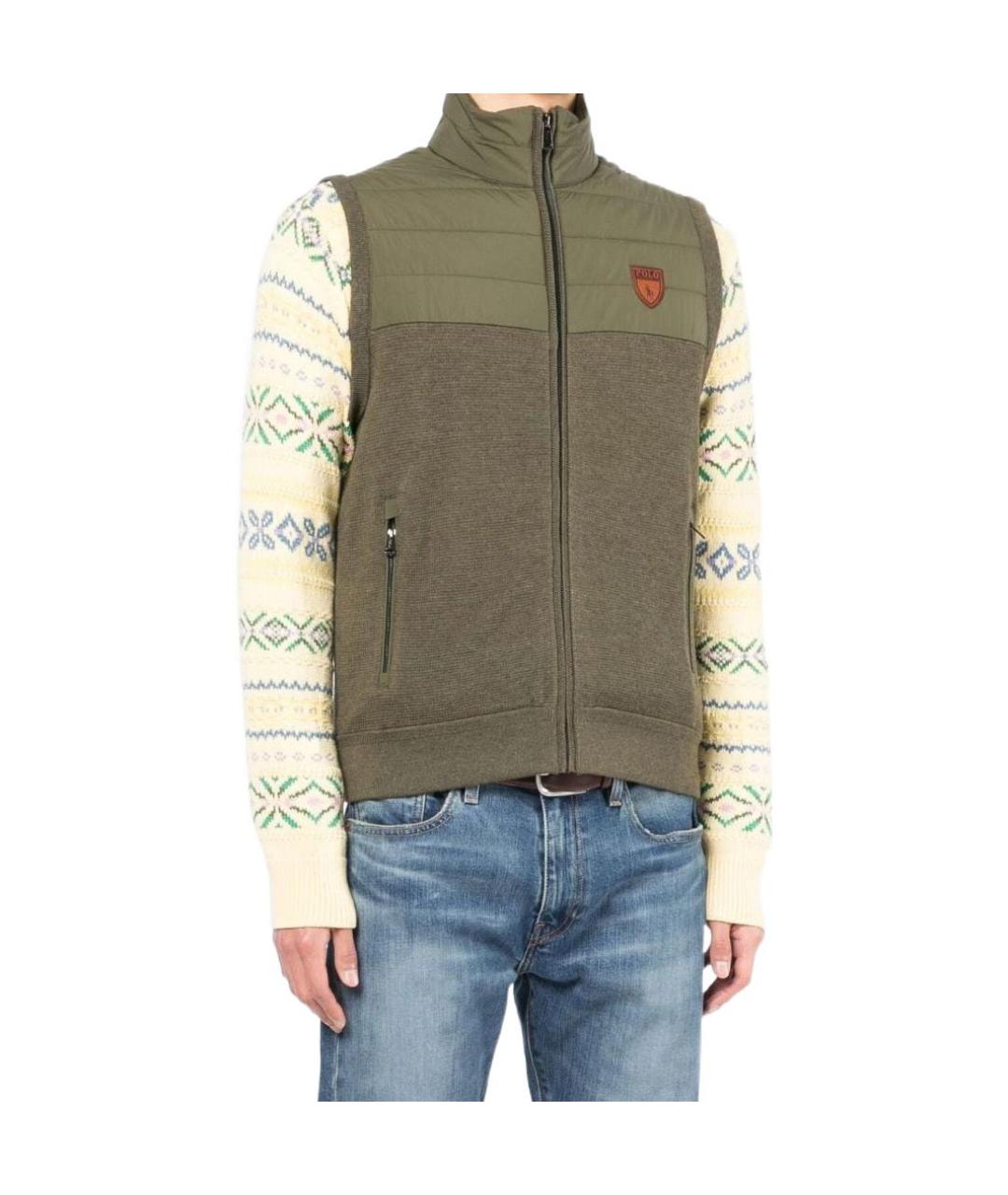 POLO RALPH LAUREN Зеленый жилет, фото 3