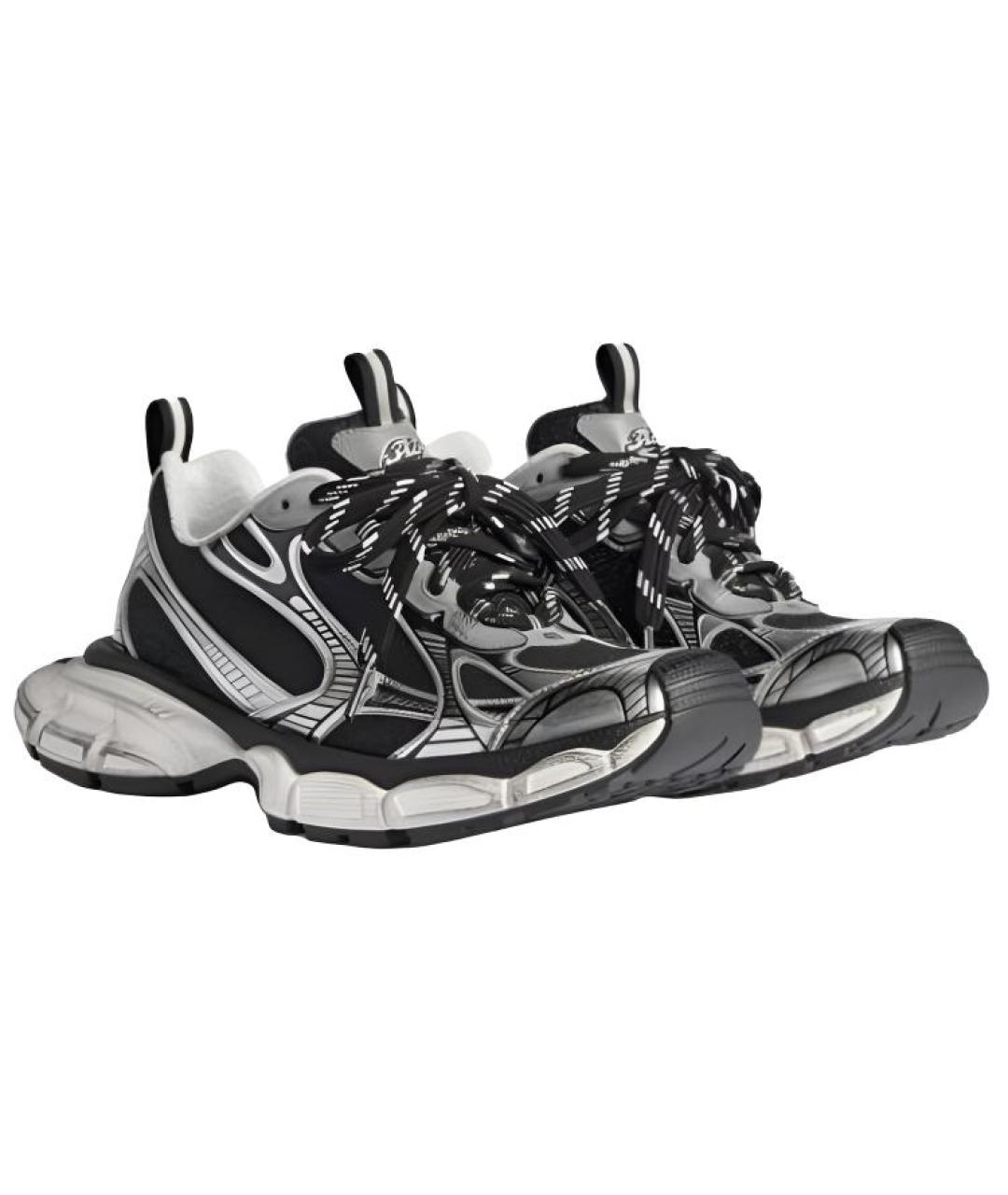 BALENCIAGA Черные кроссовки, фото 3