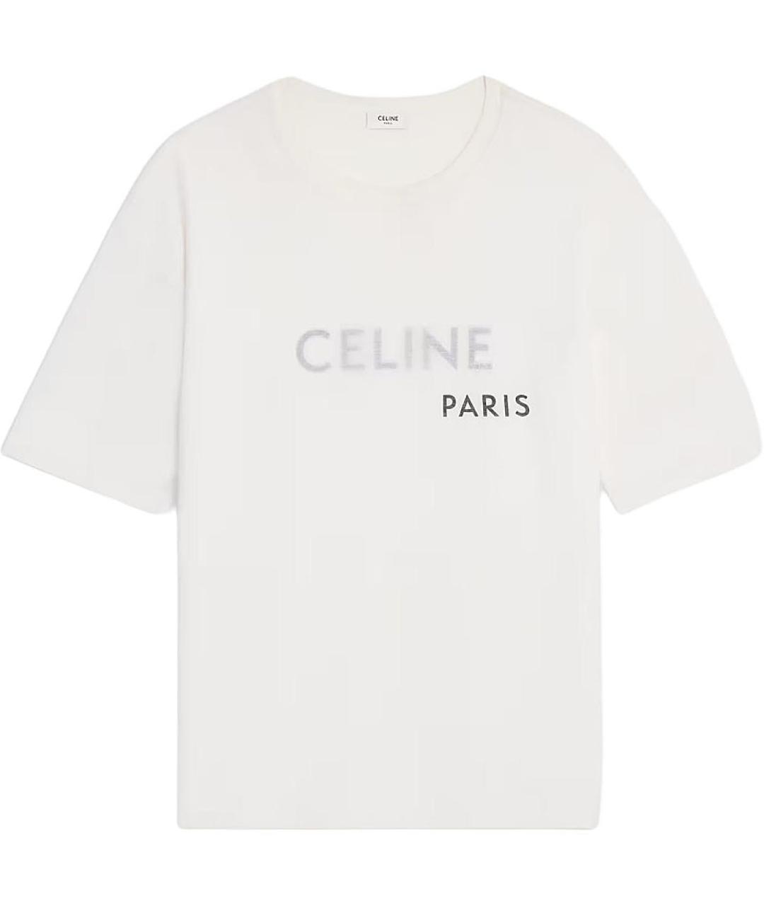 CELINE Бежевая футболка, фото 1