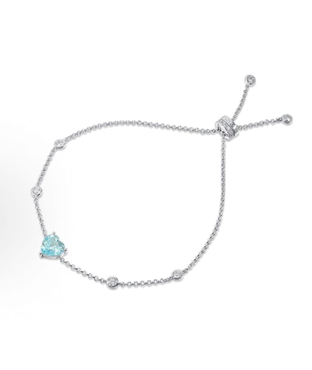 APM Monaco Голубой серебряный браслет, фото 7