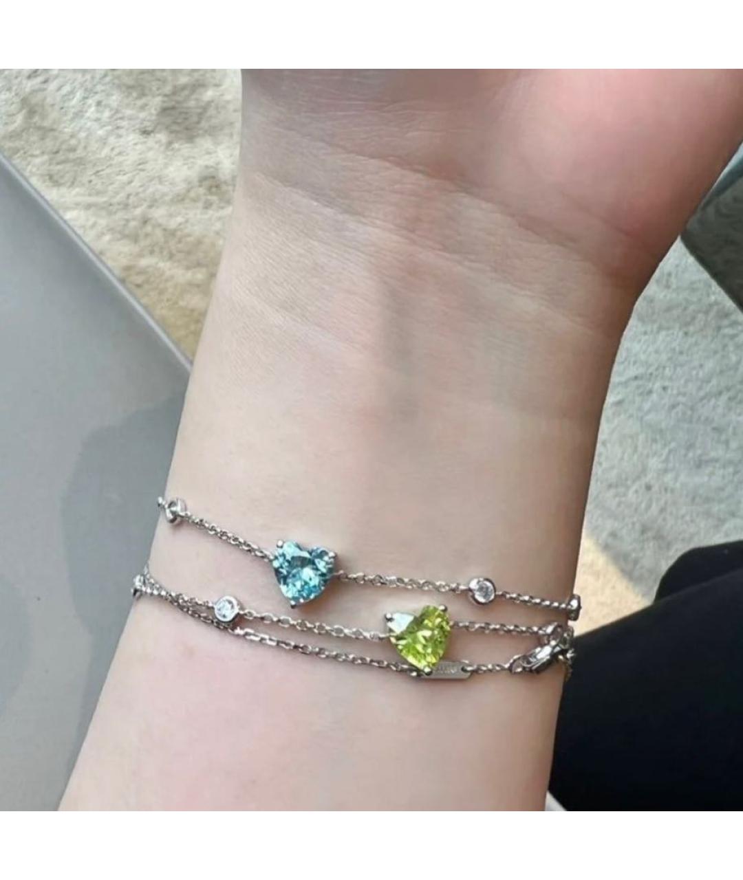 APM Monaco Голубой серебряный браслет, фото 6