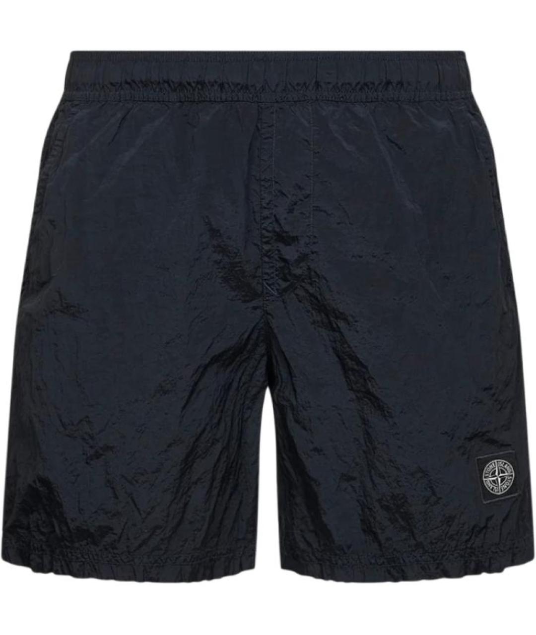 STONE ISLAND Темно-синие плавки, фото 1