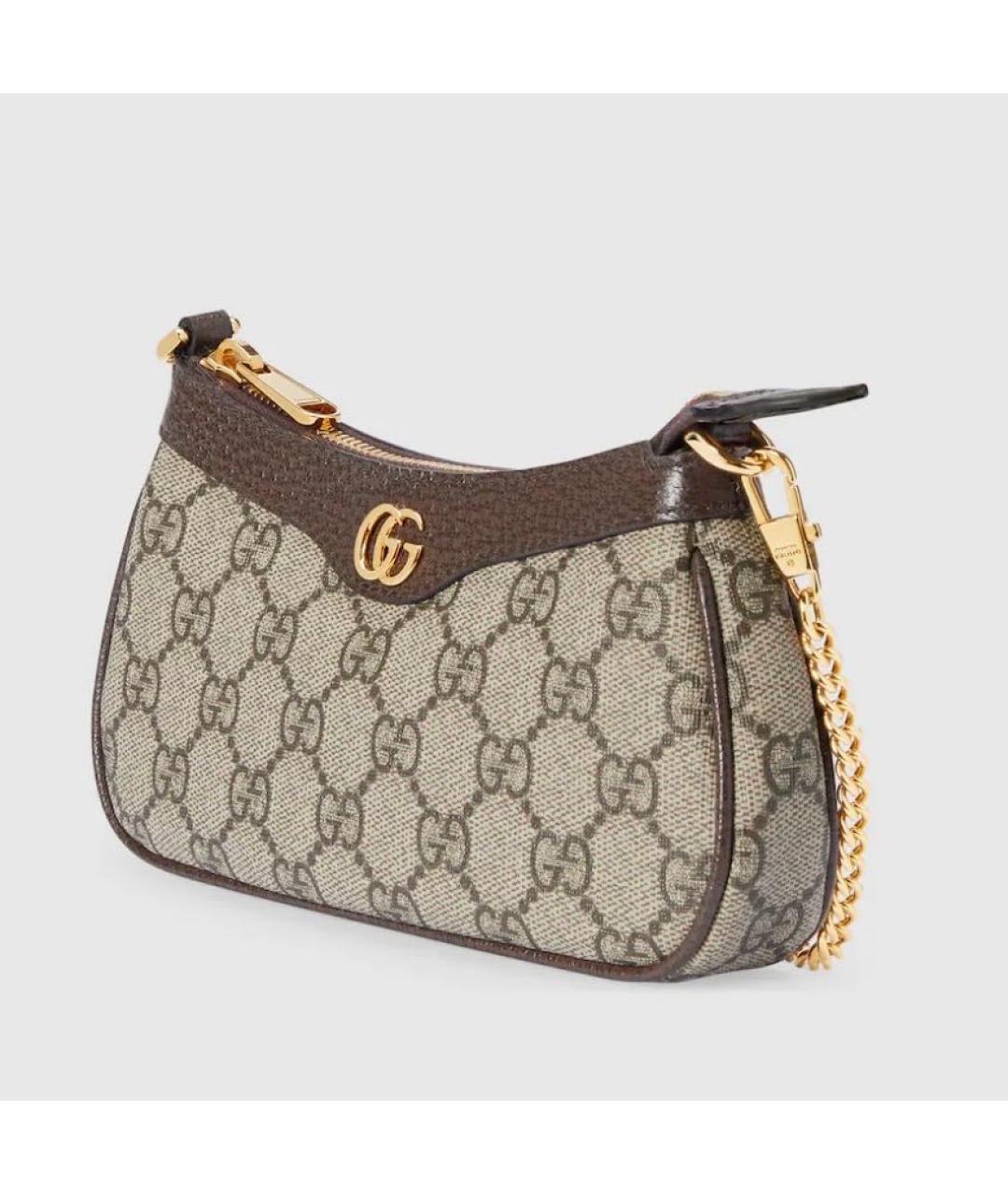 GUCCI Коричневая сумка с короткими ручками, фото 2