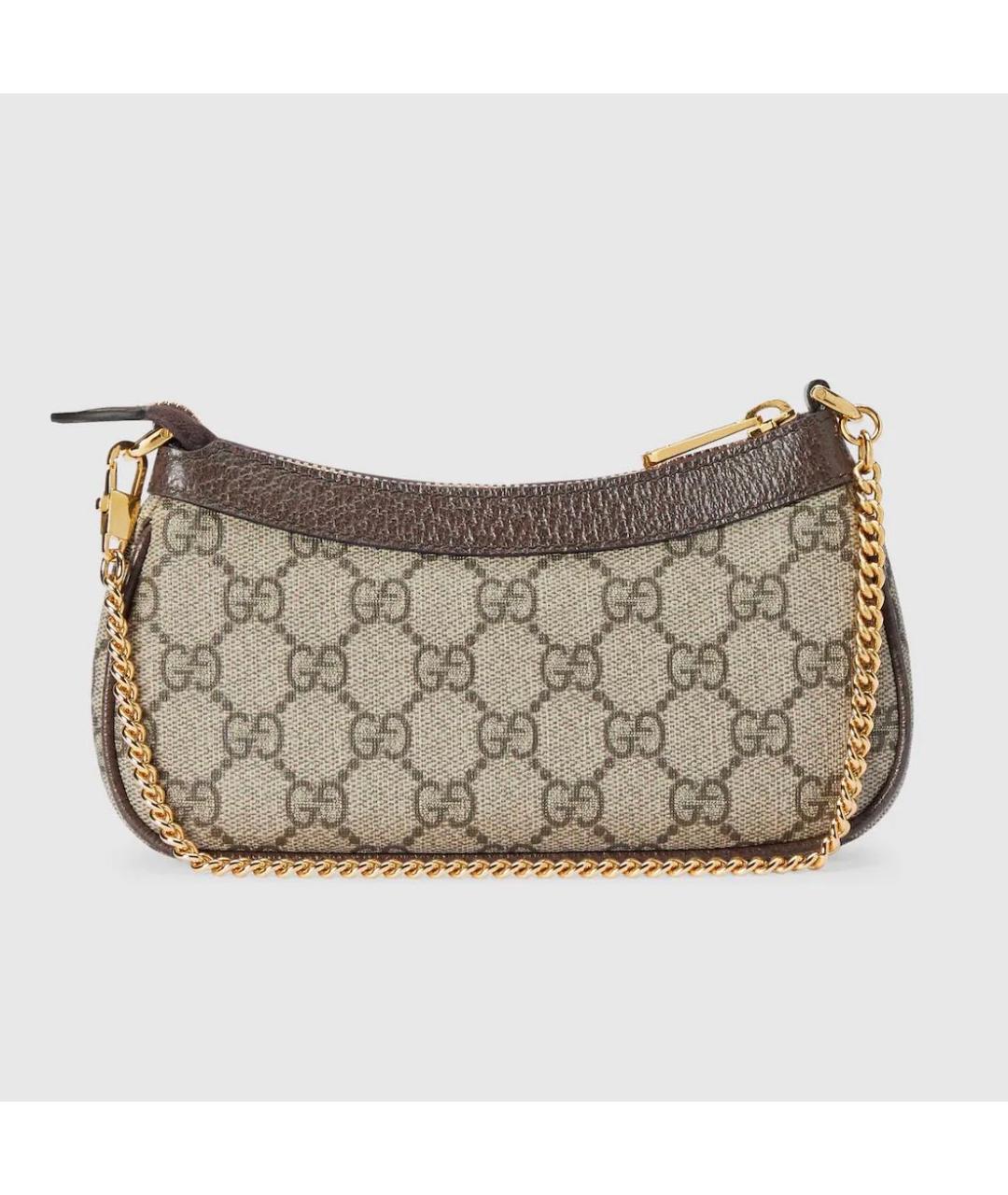 GUCCI Коричневая сумка с короткими ручками, фото 3