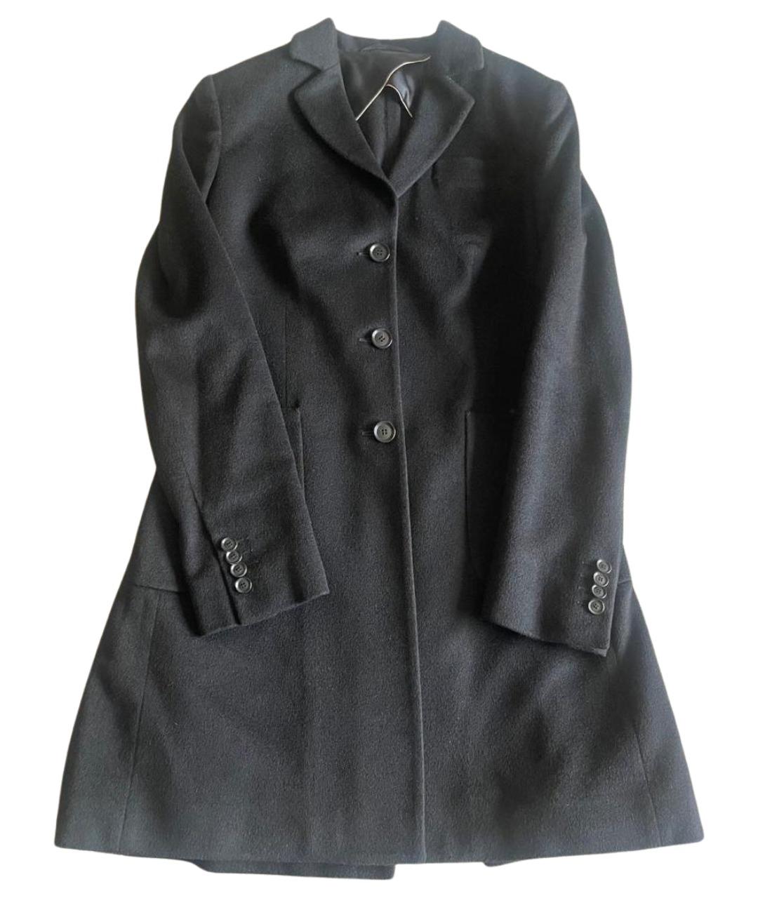 KITON Черное кашемировое пальто, фото 1