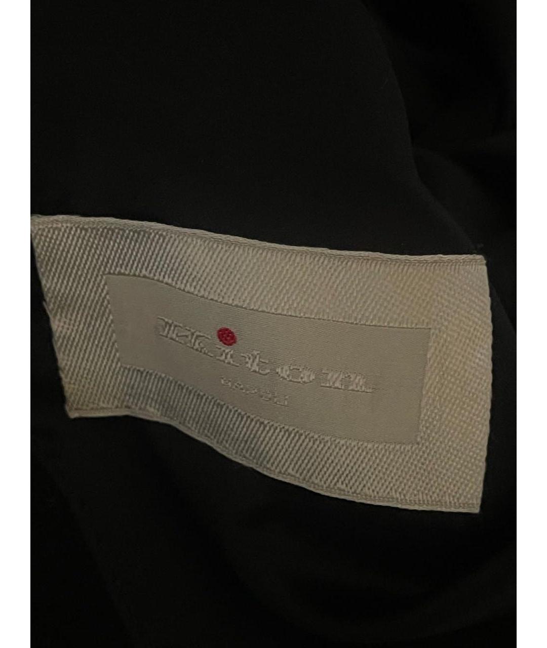 KITON Черное кашемировое пальто, фото 6