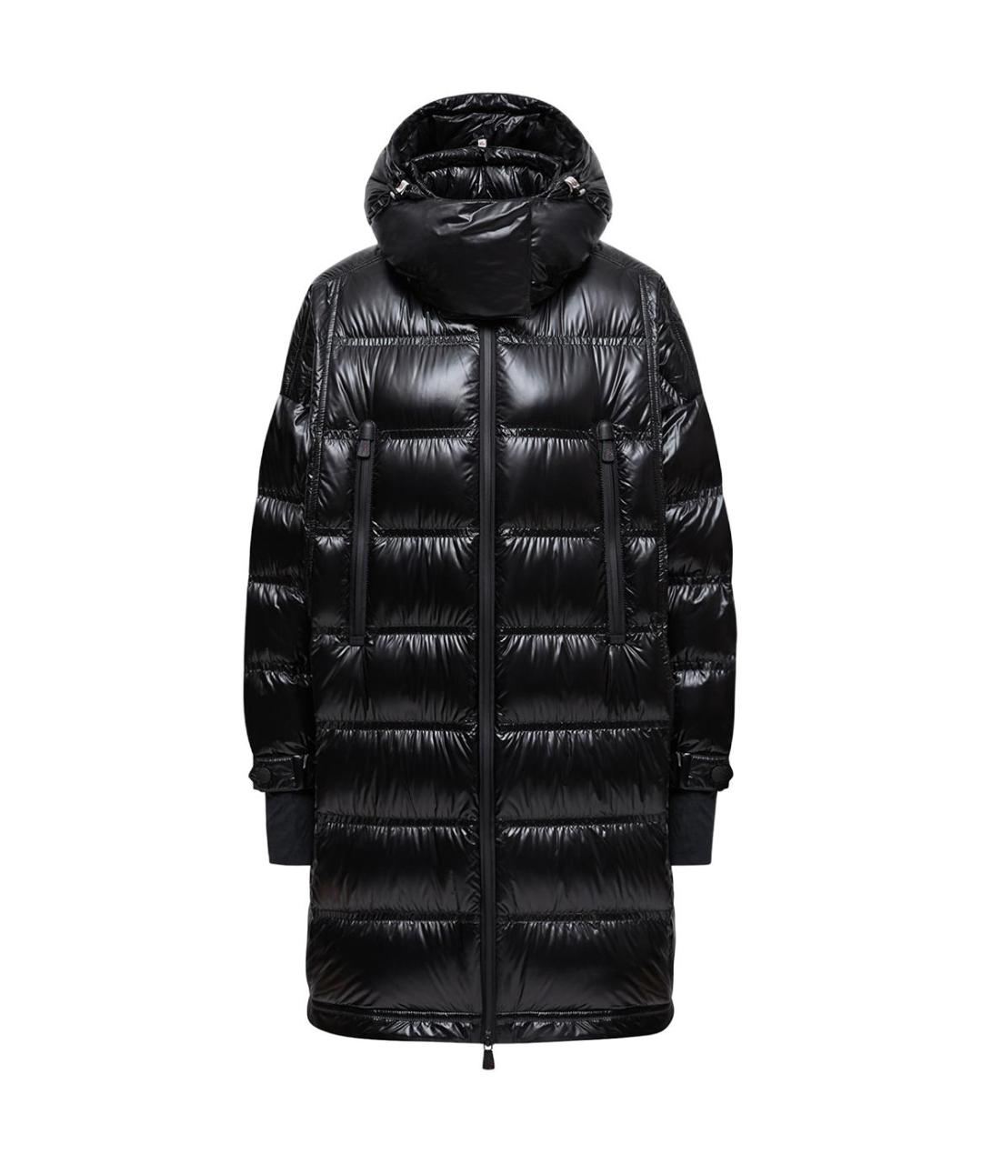 MONCLER Черный пуховик, фото 1