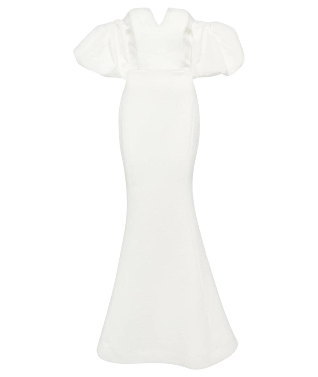 REBECCA VALLANCE Белое полиэстеровое коктейльное платье, фото 1