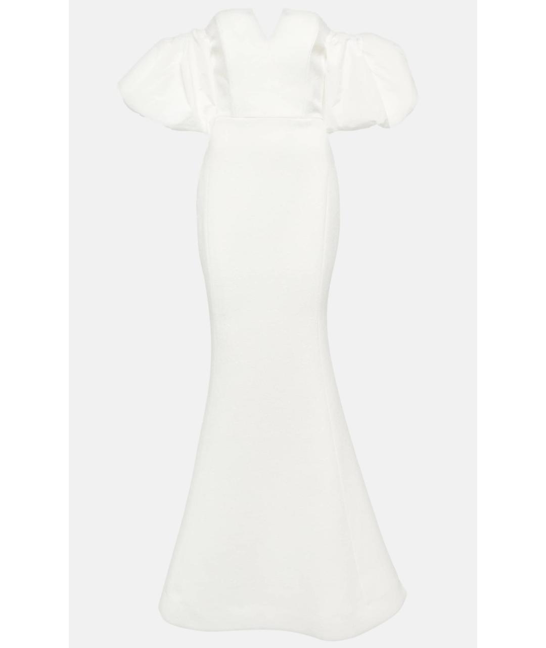 REBECCA VALLANCE Белое полиэстеровое коктейльное платье, фото 5
