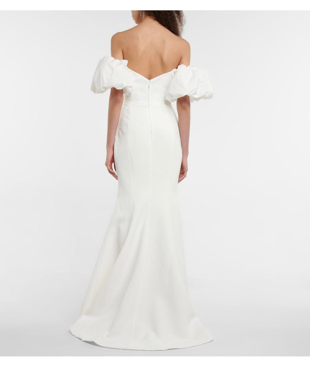 REBECCA VALLANCE Белое полиэстеровое коктейльное платье, фото 3