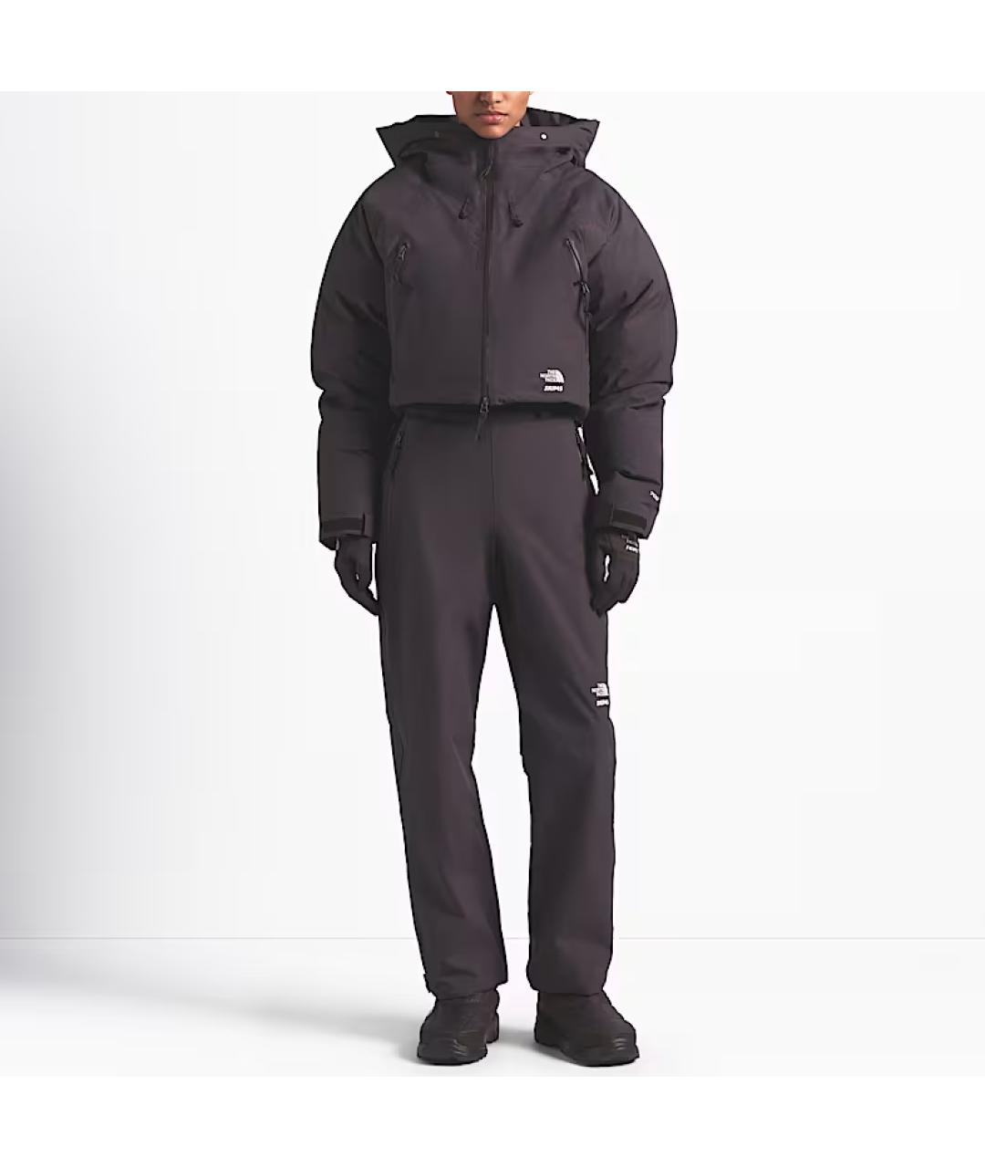 THE NORTH FACE Коричневая полиамидовая куртка, фото 2