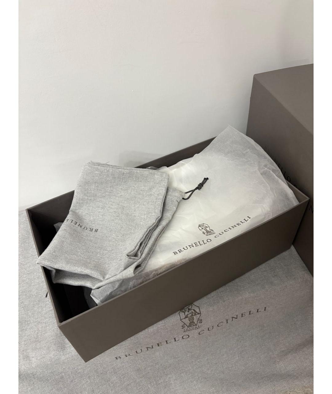 BRUNELLO CUCINELLI Белые высокие кроссовки / кеды, фото 7