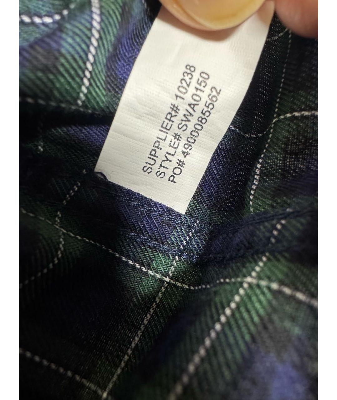 RALPH LAUREN Темно-синяя хлопковая детская рубашка, фото 6