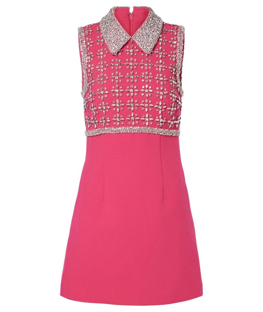 REBECCA VALLANCE Розовое полиэстеровое коктейльное платье, фото 1