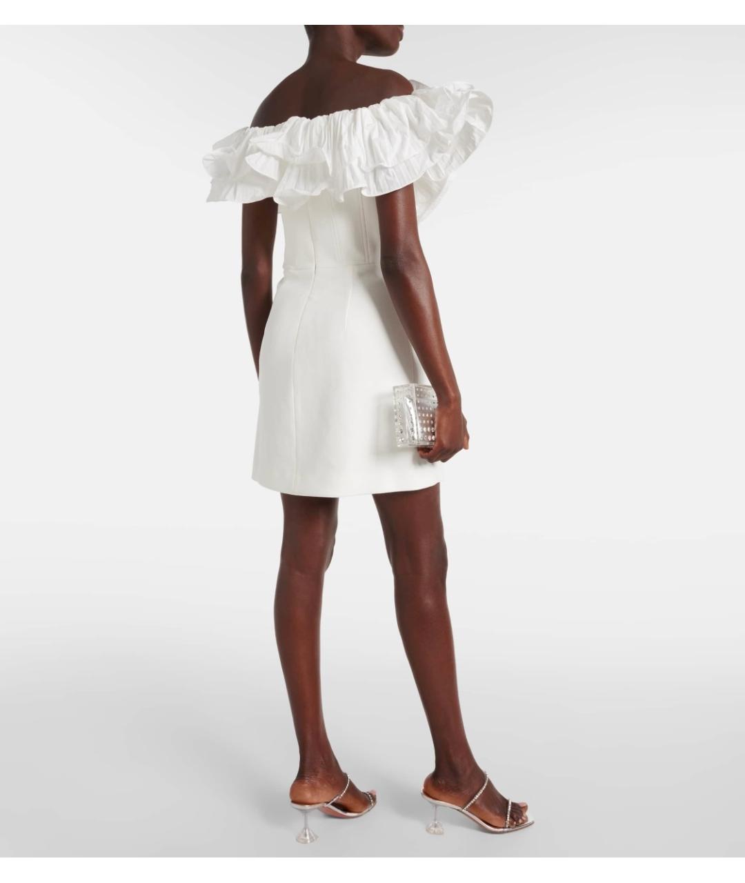 REBECCA VALLANCE Белое полиэстеровое коктейльное платье, фото 5