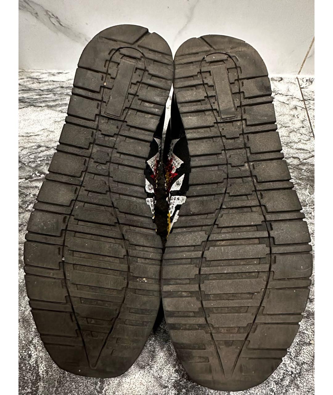 PHILIPP PLEIN Черные кожаные кроссовки, фото 7