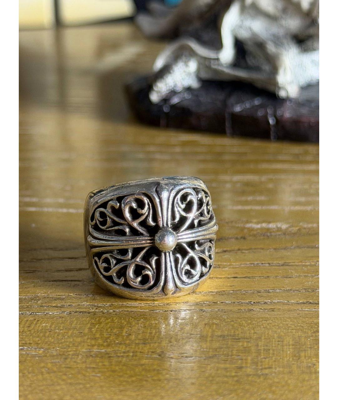 CHROME HEARTS Серебряное серебряное кольцо, фото 5