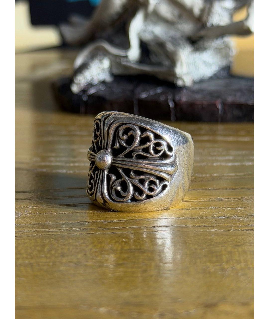 CHROME HEARTS Серебряное серебряное кольцо, фото 2