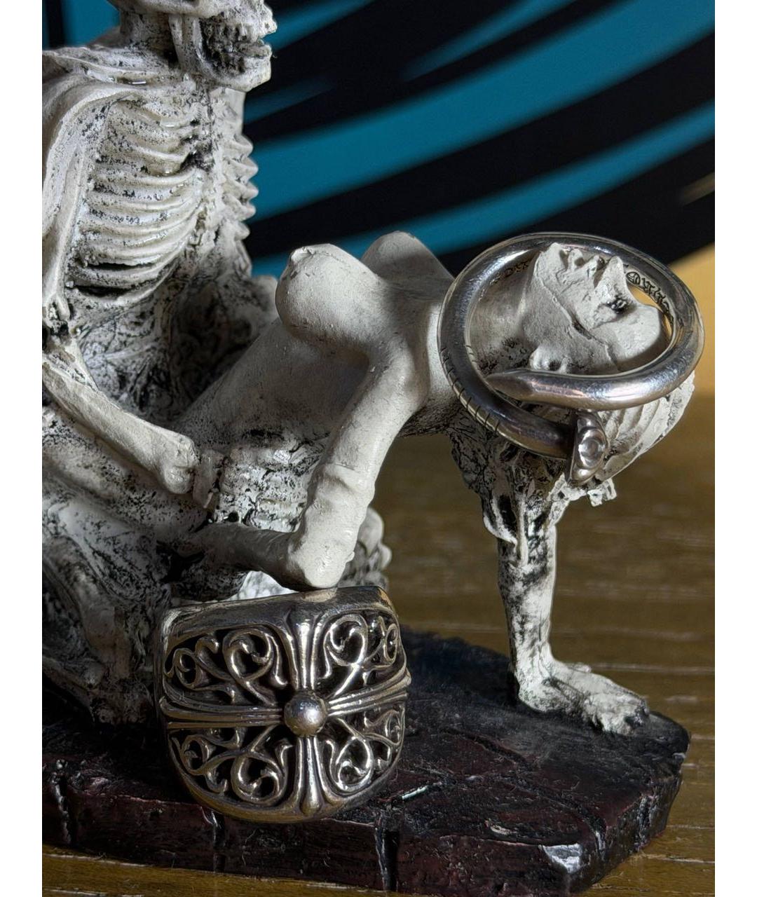 CHROME HEARTS Серебряное серебряное кольцо, фото 4