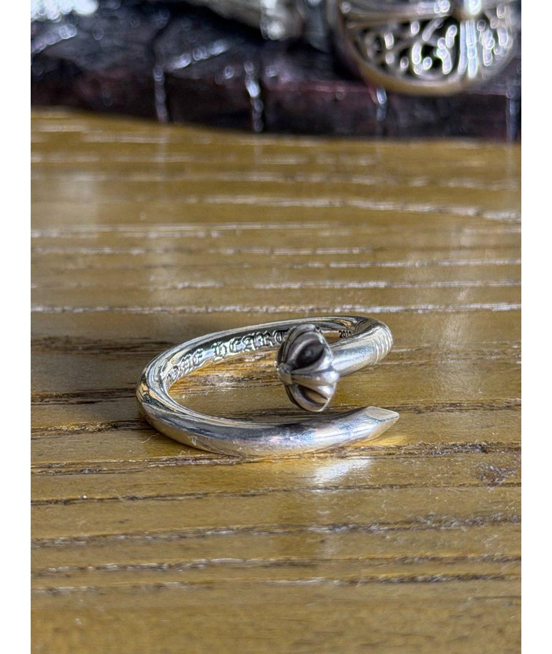 CHROME HEARTS Серебряное серебряное кольцо, фото 2