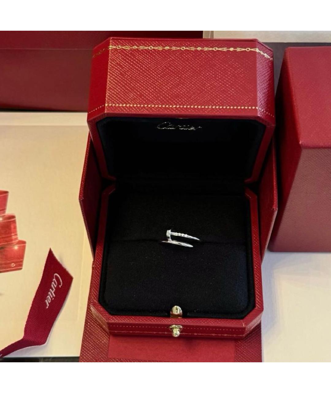 CARTIER Серебряное кольцо из белого золота, фото 4