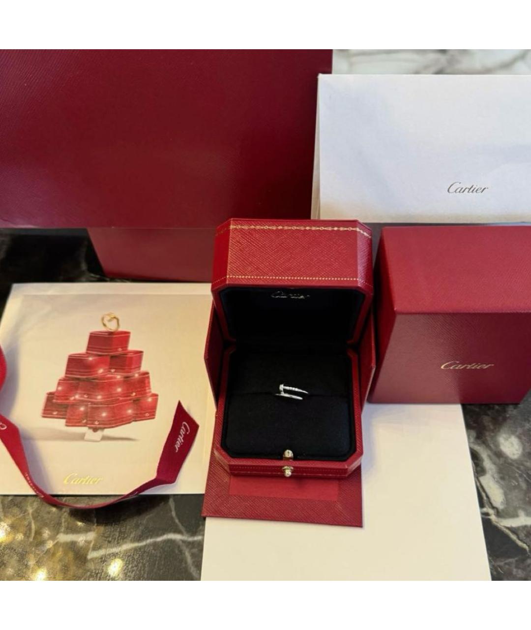 CARTIER Серебряное кольцо из белого золота, фото 3