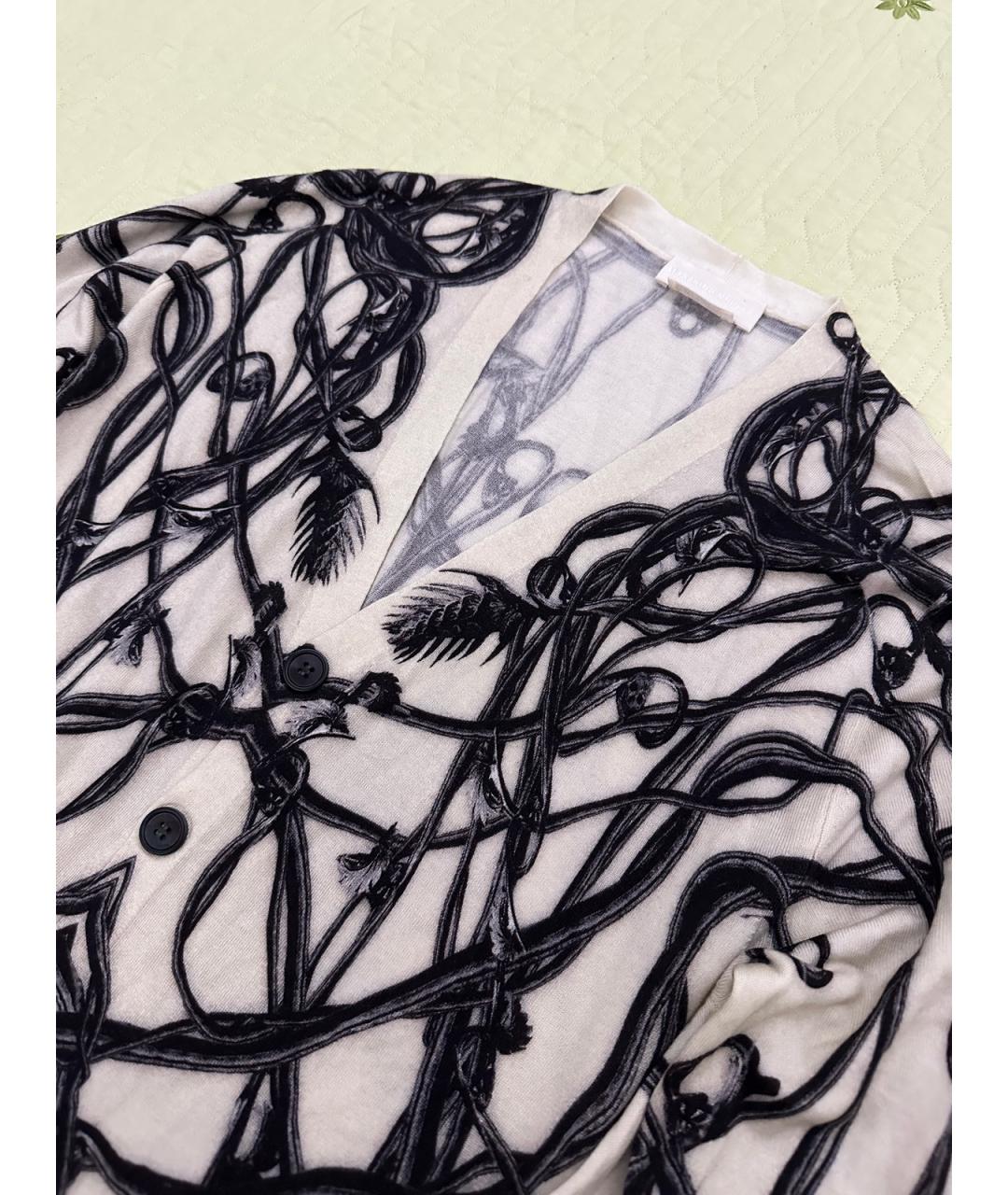 ALEXANDER MCQUEEN Мульти шерстяной кардиган, фото 5