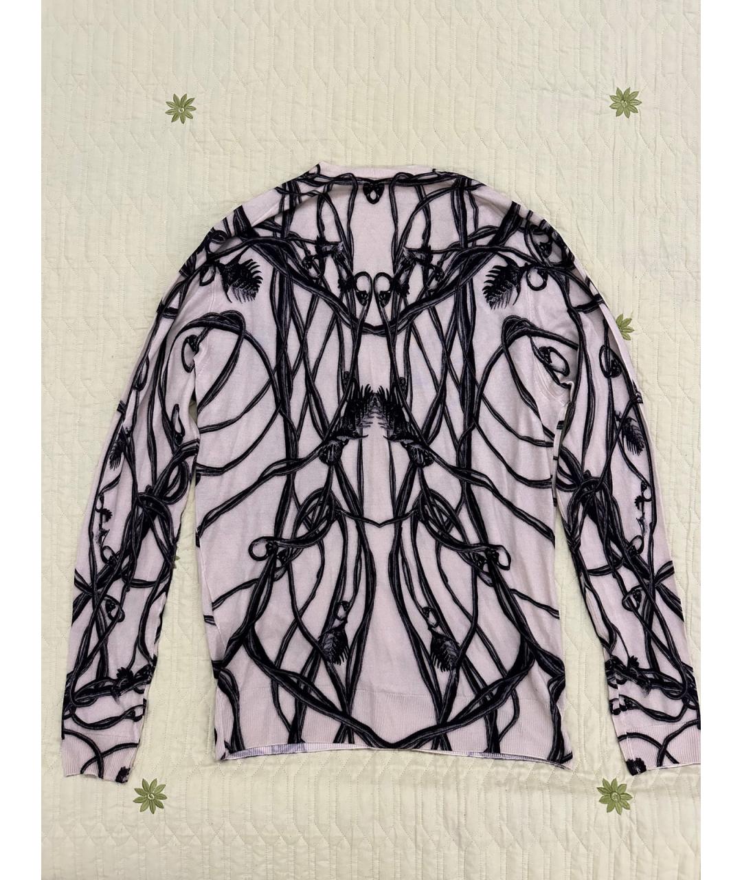 ALEXANDER MCQUEEN Мульти шерстяной кардиган, фото 7