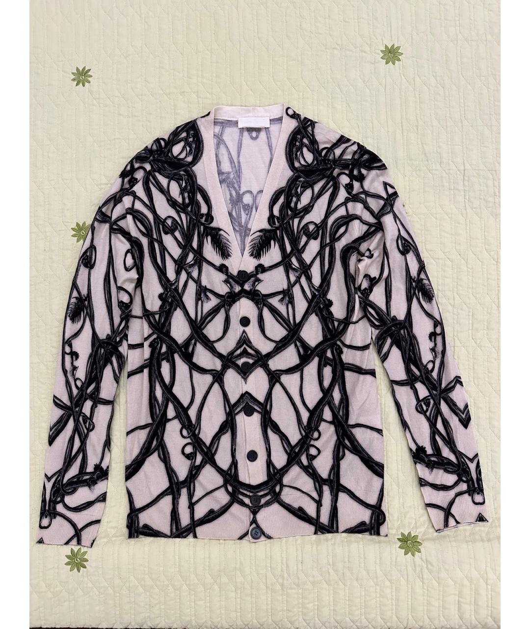 ALEXANDER MCQUEEN Мульти шерстяной кардиган, фото 10