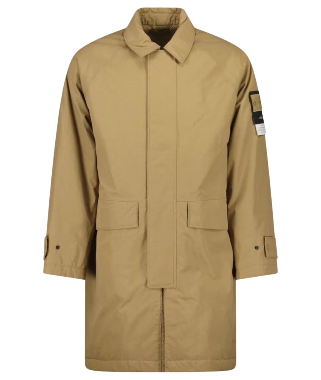 STONE ISLAND Коричневое пальто, фото 1
