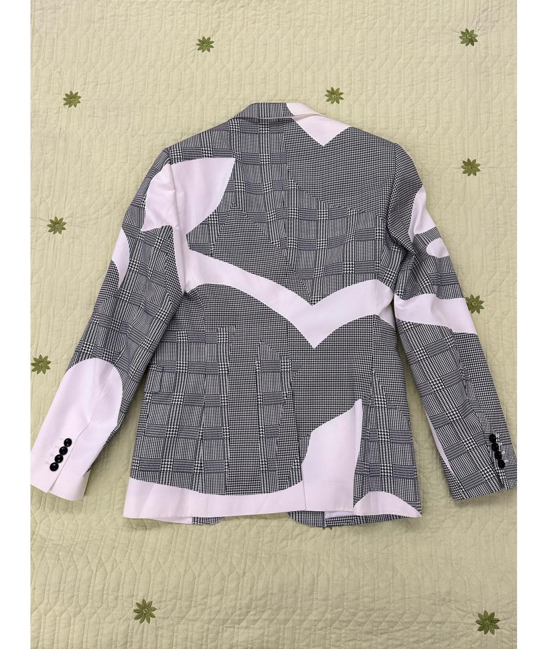 ALEXANDER MCQUEEN Серый хлопковый пиджак, фото 2