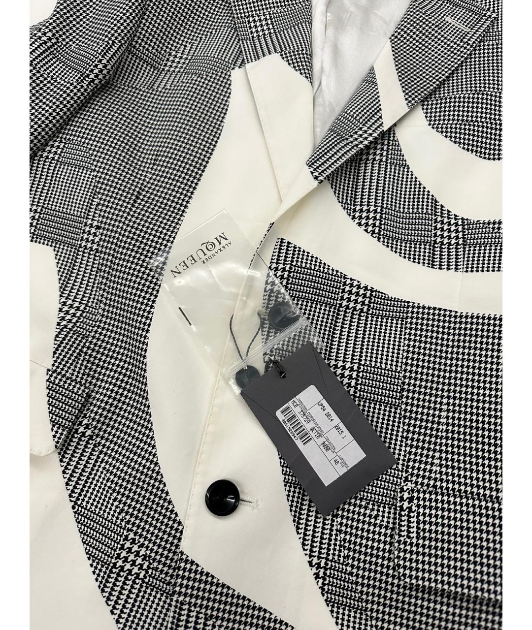 ALEXANDER MCQUEEN Серый хлопковый пиджак, фото 6