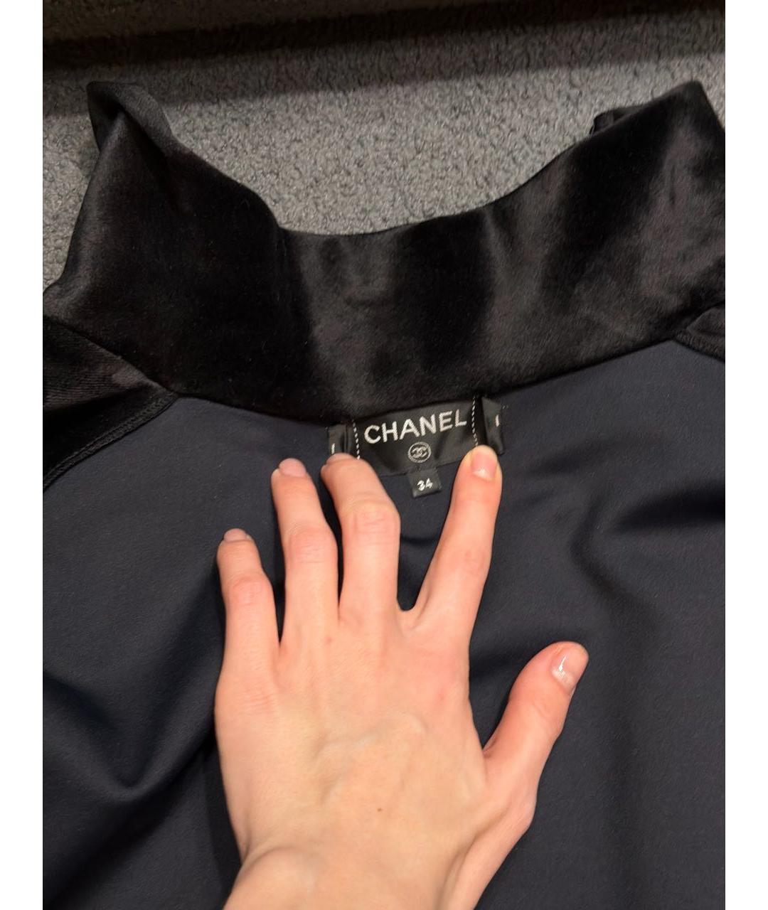 CHANEL Черная куртка, фото 2