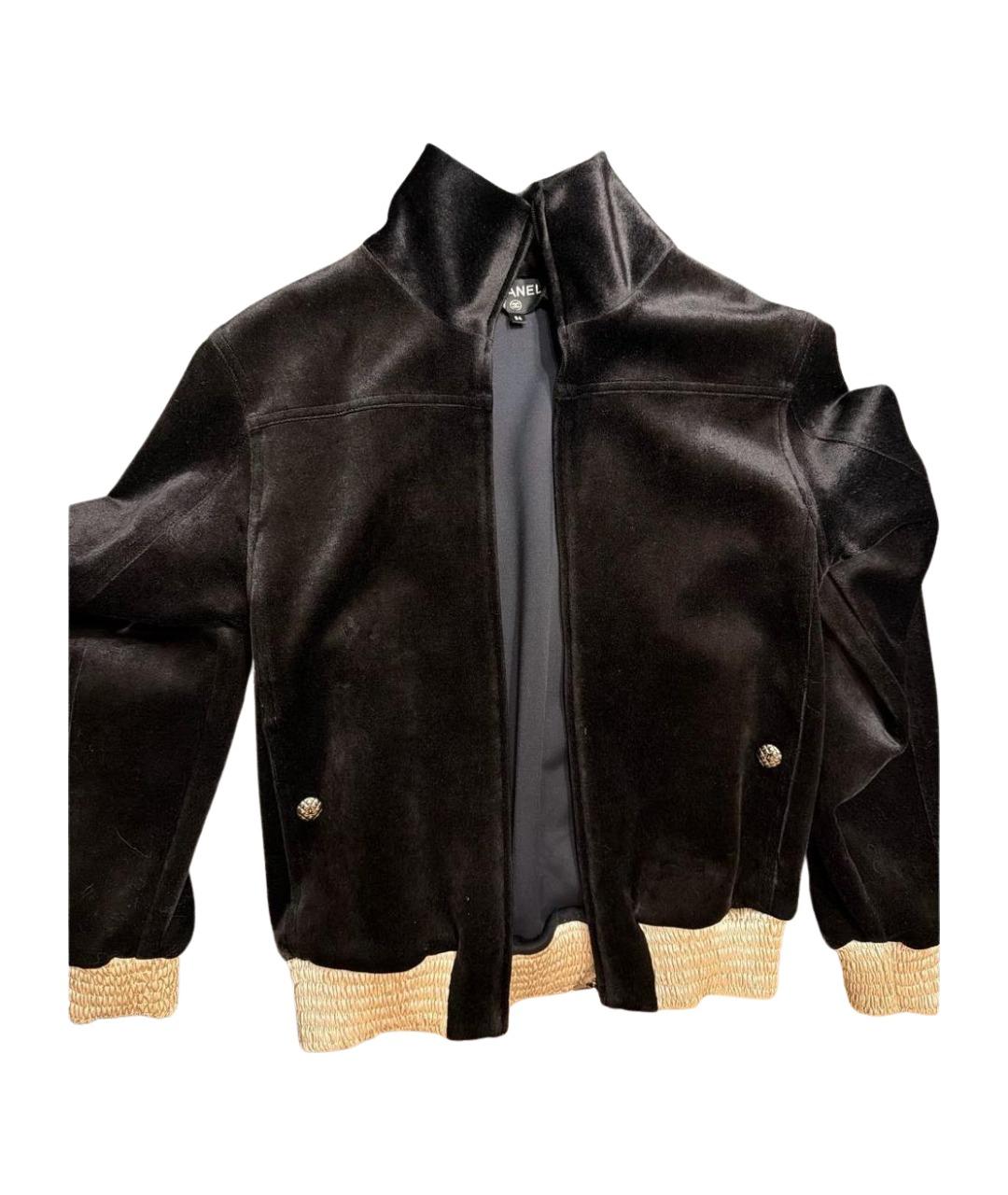 CHANEL Черная куртка, фото 1