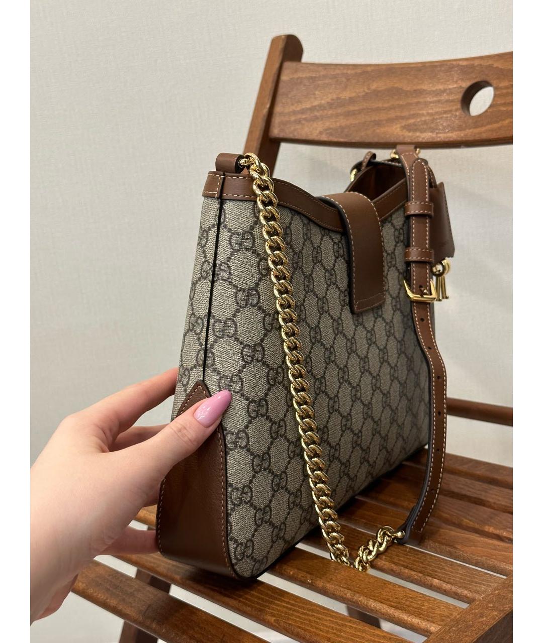 GUCCI Бежевая сумка через плечо, фото 4